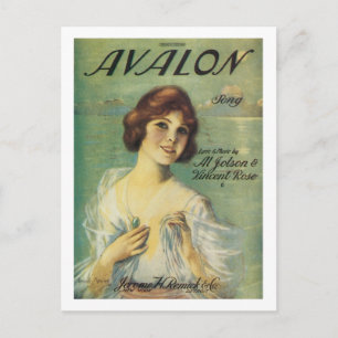 Avalon Song  Songbook Hoesje Briefkaart
