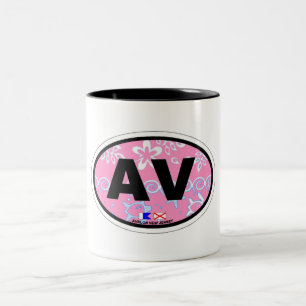 Avalon. Tweekleurige Koffiemok