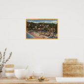 Avalon Uitzicht van Crescent Ave. & Beach Poster (Keuken)