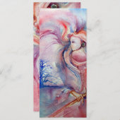 AVALON , zacht roze paars blauw Kaart (Voorkant / Achterkant)