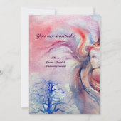 AVALON, zachte roze paarse blauwe Kaart (Achterkant)