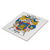Avalos Family Crest Tegeltje (Zijkant)