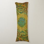 Avangarde Custom Geborsteld Polyester Body Kussen (Voorkant Verticaal)