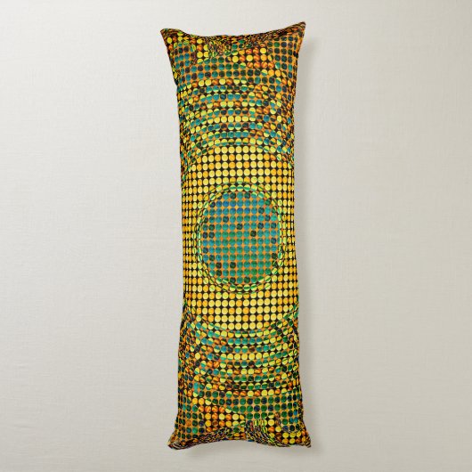 Avangarde Custom Geborsteld Polyester Body Kussen (Achterkant (Verticaal))