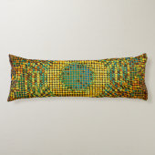 Avangarde Custom Geborsteld Polyester Body Kussen (Voorkant)