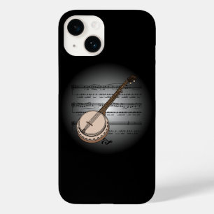 Avant Garde, Banjo op Wereldbol met vel Music ~ Case-Mate iPhone 14 Hoesje