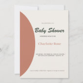 Avant-Garde Boho Baby Shower Uitnodiging | Neutraa (Voorkant)