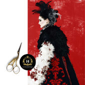 Avant Garde Fantasy Mode Decoupage Tissuepapier