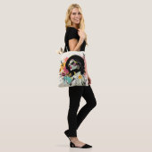 Avant-Garde Flora Fusion Dubbele Zijde 💖🍃 Tote Bag (Op model)