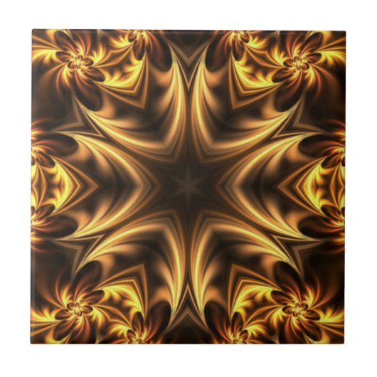 Avant-Garde ~ Gold Russet Black 053 ~ Tegeltje (Voorkant)