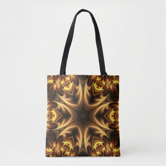 Avant-Garde ~ Gold Russet Black 053 ~ Tote Bag (Voorkant)