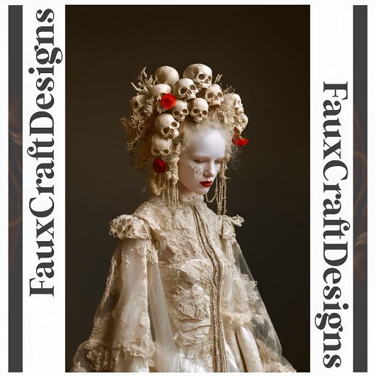 Avant-Garde Gotische Barok Vrouw Decoupage Rig 120 Tissuepapier