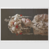 Avant-Garde Gotische Elegante Bruid A7R Decoupage Tissuepapier (Voorkant)
