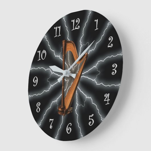 Avant-Garde, Harp Lightening 01 B, Black/Silver ~ Grote Klok (Hoek)