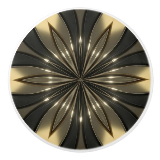 Avant-garde ~ Metallic ventilator Knob 02 ~ Keramische Knop (Voorkant)