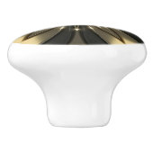 Avant-garde ~ Metallic ventilator Knob 02 ~ Keramische Knop (Zijkant)