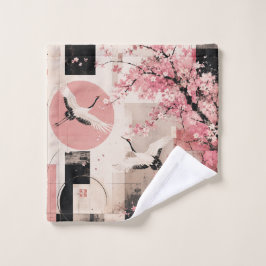 Avant-Garde Sakura & Kraanvogels Harmonie Bad Handdoek