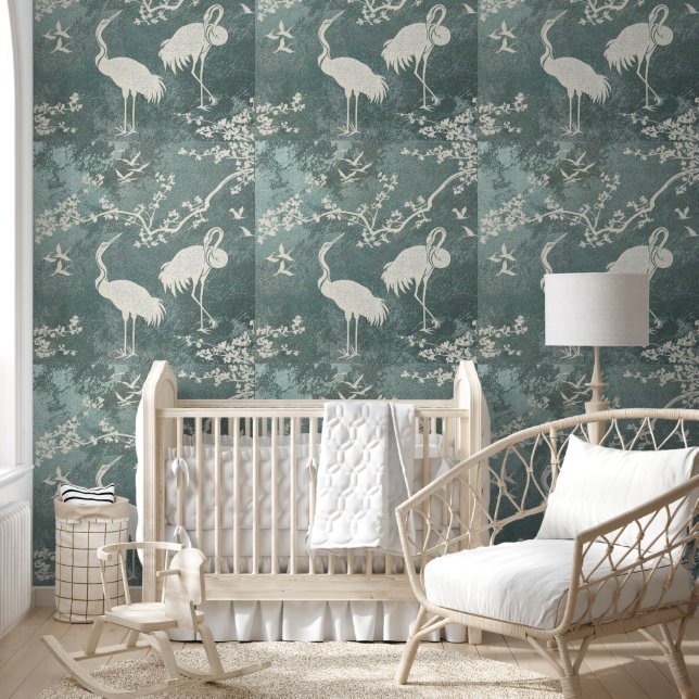 Avant-Garde Sakura & Kraanvogels Harmonie Behang (Kinderen)
