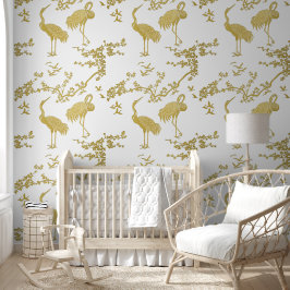 Avant-Garde Sakura & Kraanvogels Harmonie Behang