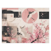 Avant-Garde Sakura & Kraanvogels Harmonie Tafelkleed (Voorkant (Horizontaal))