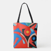 Avant-Garde schilderij Canvas tas (Achterkant)