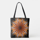 Avant-Garde ~ Starburst Russet and Black 0211 ~ Tote Bag (Achterkant)