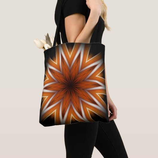 Avant-Garde ~ Starburst Russet and Black 0211 ~ Tote Bag (Dichtbij)