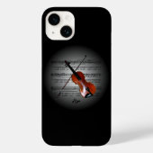 Avant Garde ~ Violin op Wereldbol met vel muziek ~ Case-Mate iPhone Case (Achterkant)