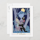 Avarice, 1924 (pochoir print) briefkaart (Voorkant / Achterkant)