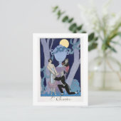 Avarice, 1924 (pochoir print) briefkaart (Staand voorkant)