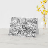 Avarice (Avaritia), de zeven hoofdzonden Kaart (Gele Bloem)