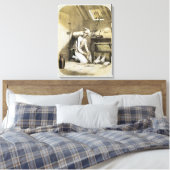 Avarice in de keuken, van een reeks prints de (Insitu (Slaapkamer))