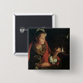 Avarice Vierkante Button 5,1 Cm (Voorkant /achterkant)