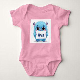 Ava's Blue Buddy Romper