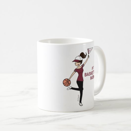Avatar #1 Basketball Fan Coffee Mok (Voorkant rechts)