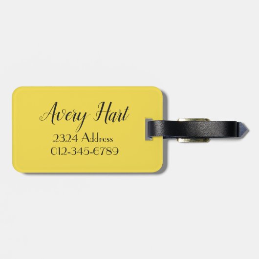 Avatar Bagagelabel (Achterkant horizontaal)