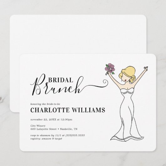  Avatar Bridal Brunch | Hair Up Kaart (Voorkant / Achterkant)