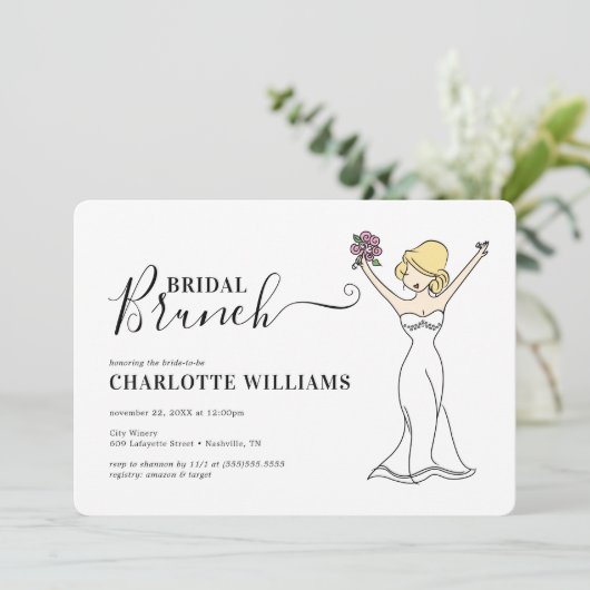  Avatar Bridal Brunch | Hair Up Kaart (Staand voorkant)