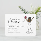  Avatar Bridal Brunch | Long Hair Kaart (Staand voorkant)