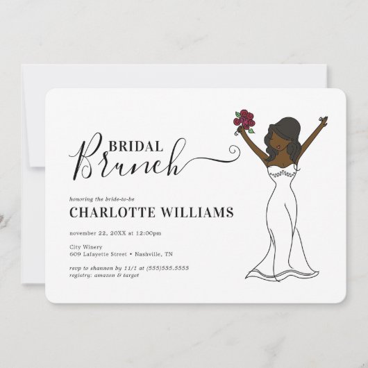  Avatar Bridal Brunch | Long Hair Kaart (Voorkant)
