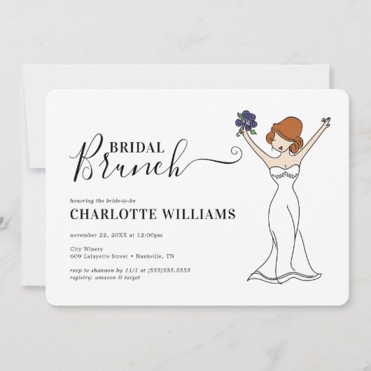  Avatar Bruids Brunch | Haar omhoog Kaart (Voorkant)