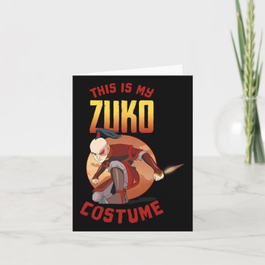 Avatar De laatste Airbender Halloween Dit is mijn  Kaart (Voorkant)