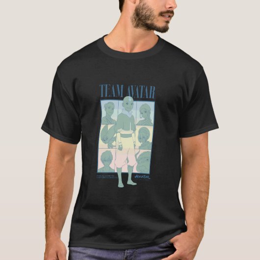 Avatar De Laatste Airbender Team Avatar T-shirt (Voorkant)