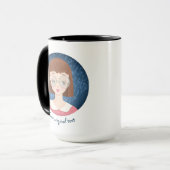 Avatar geek meisje mok (Voorkant links)