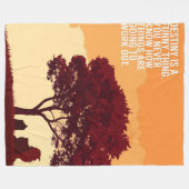 Avatar Inspirational Quote Blanket Fleece Deken (Voorkant (Horizontaal))