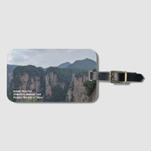 Avatar Mountain Bagage Label