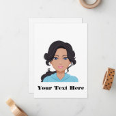 Avatar Note Cards Notitiekaartje (Voorkant / Achterkant in situ)