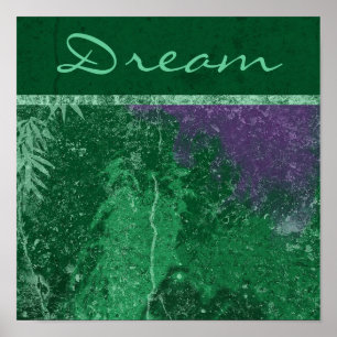 Avatar Toxic Green "Dream" Canvas Afdrukken Poster