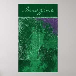 Avatar Toxic Green "Imagine"-Poster Poster