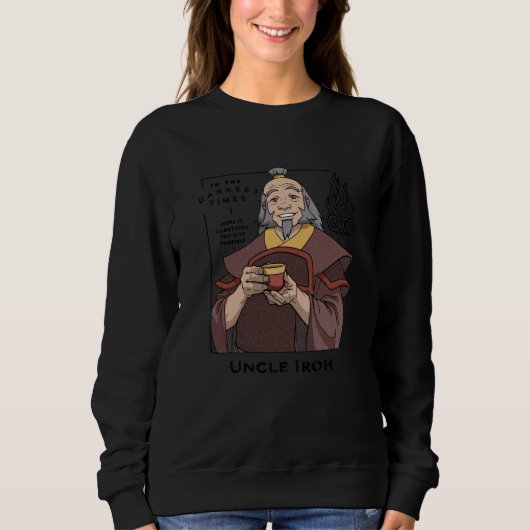 Avatar Uncle Iroh in The Darkest Times Advice Cart Trui (Voorkant)